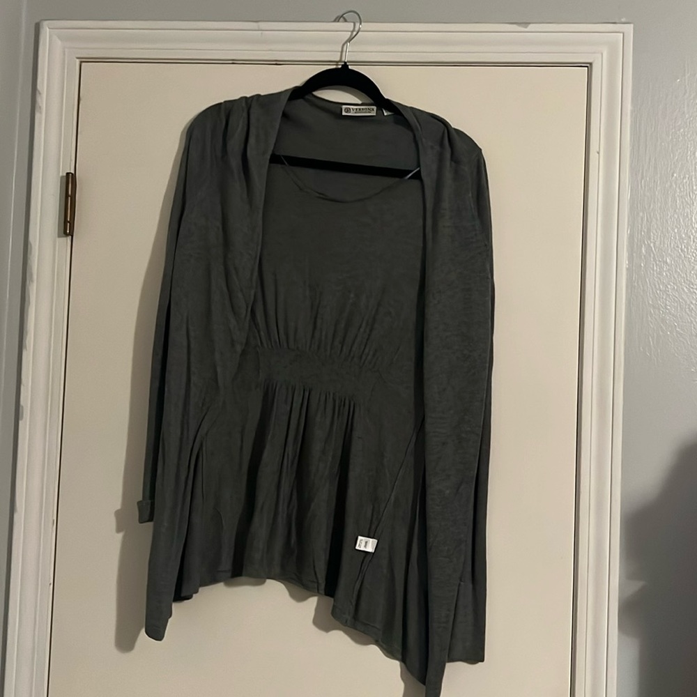 gray cardigan worn once